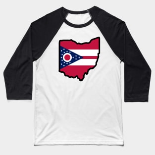 Ohio Flag Baseball T-Shirt